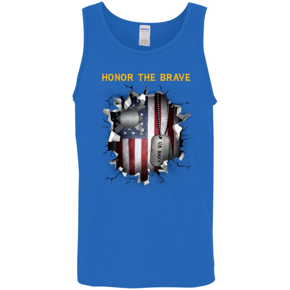 Navy Explosive Ordnance Disposal Navy EOD - Honor The Brave Front Shirt