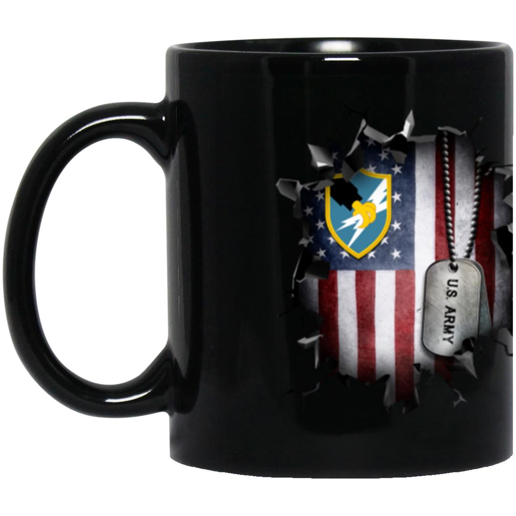 US Army Security Agency 3D Break Effect 11oz - 15oz Black Mug