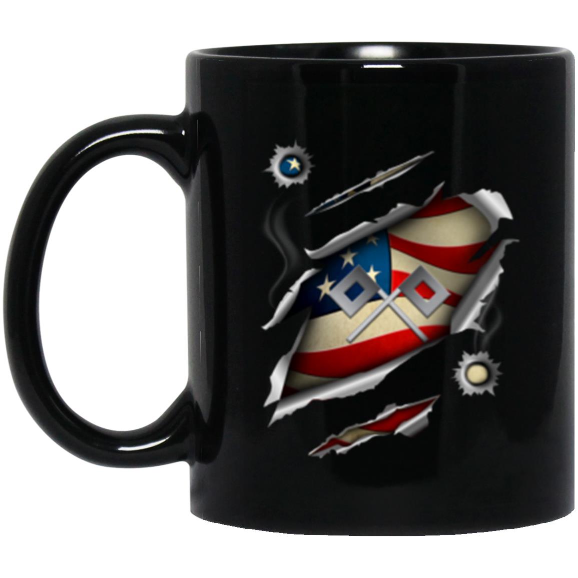 U.S Navy Signalman Navy SN 11oz - 15oz Black Mug