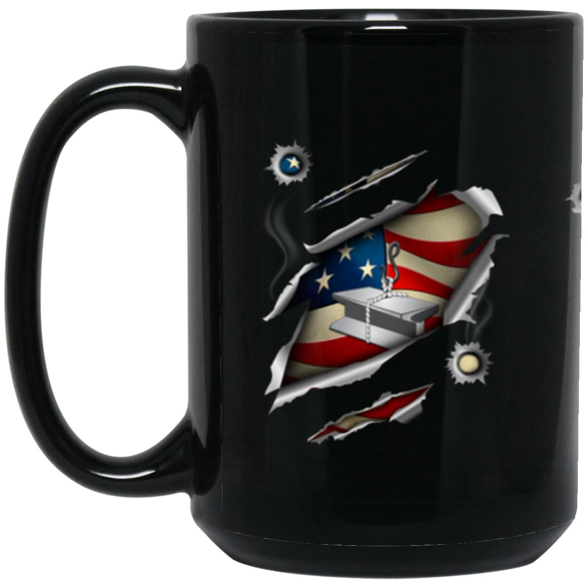 US Navy Steelworker Navy SW 11oz - 15oz Black Mug