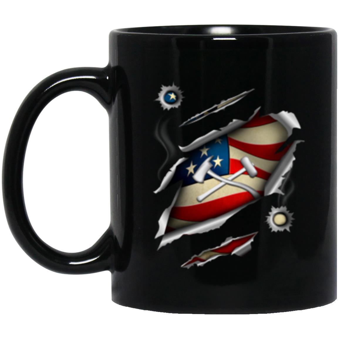 US Navy Damage Controlman Navy DC 11oz - 15oz Black Mug