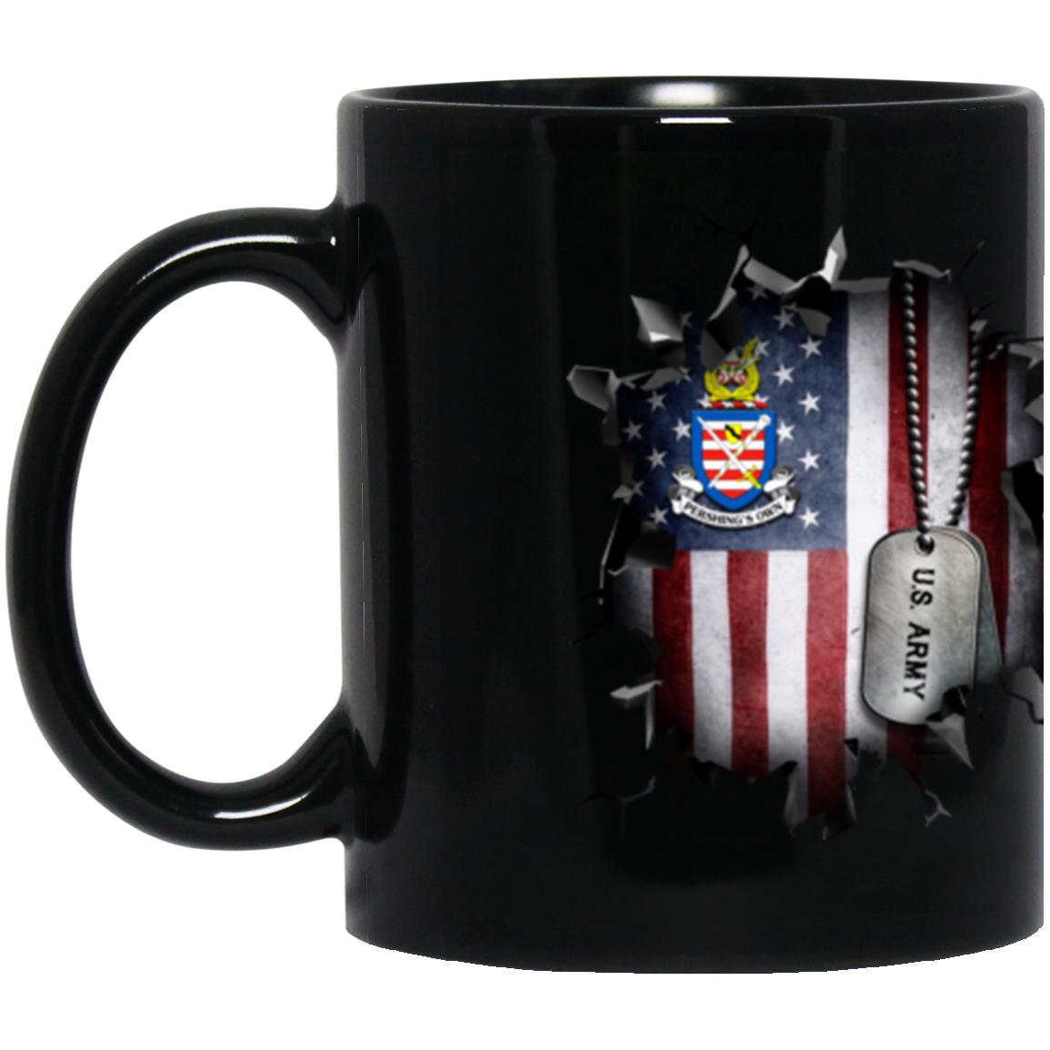 US army band pershing_s own 3D Break Effect 11oz - 15oz Black Mug