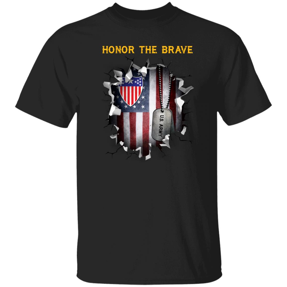 US Army Adjutant General  - Honor The Brave Front Shirt