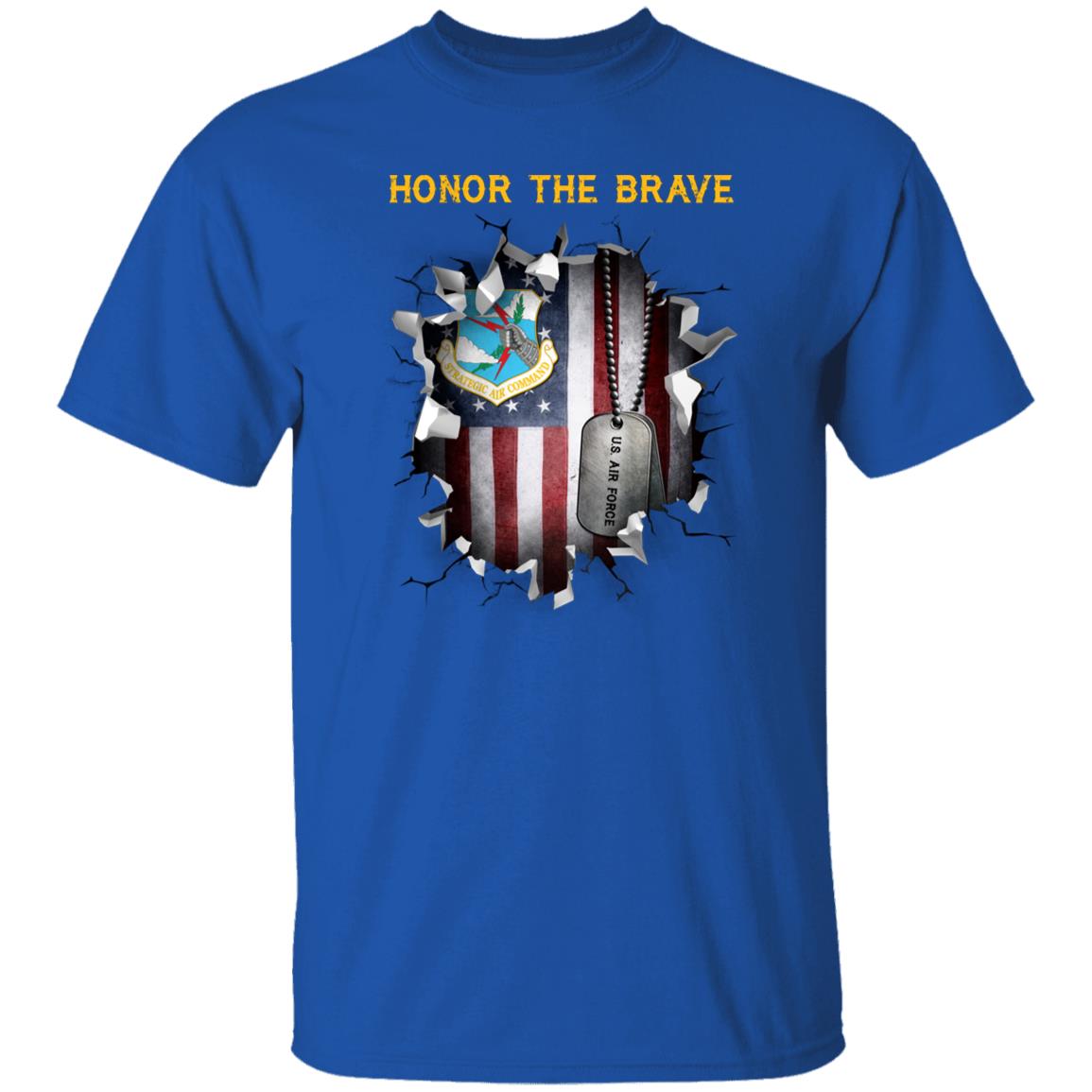 US Air Force Strategic Air Command - Honor The Brave Front Shirt