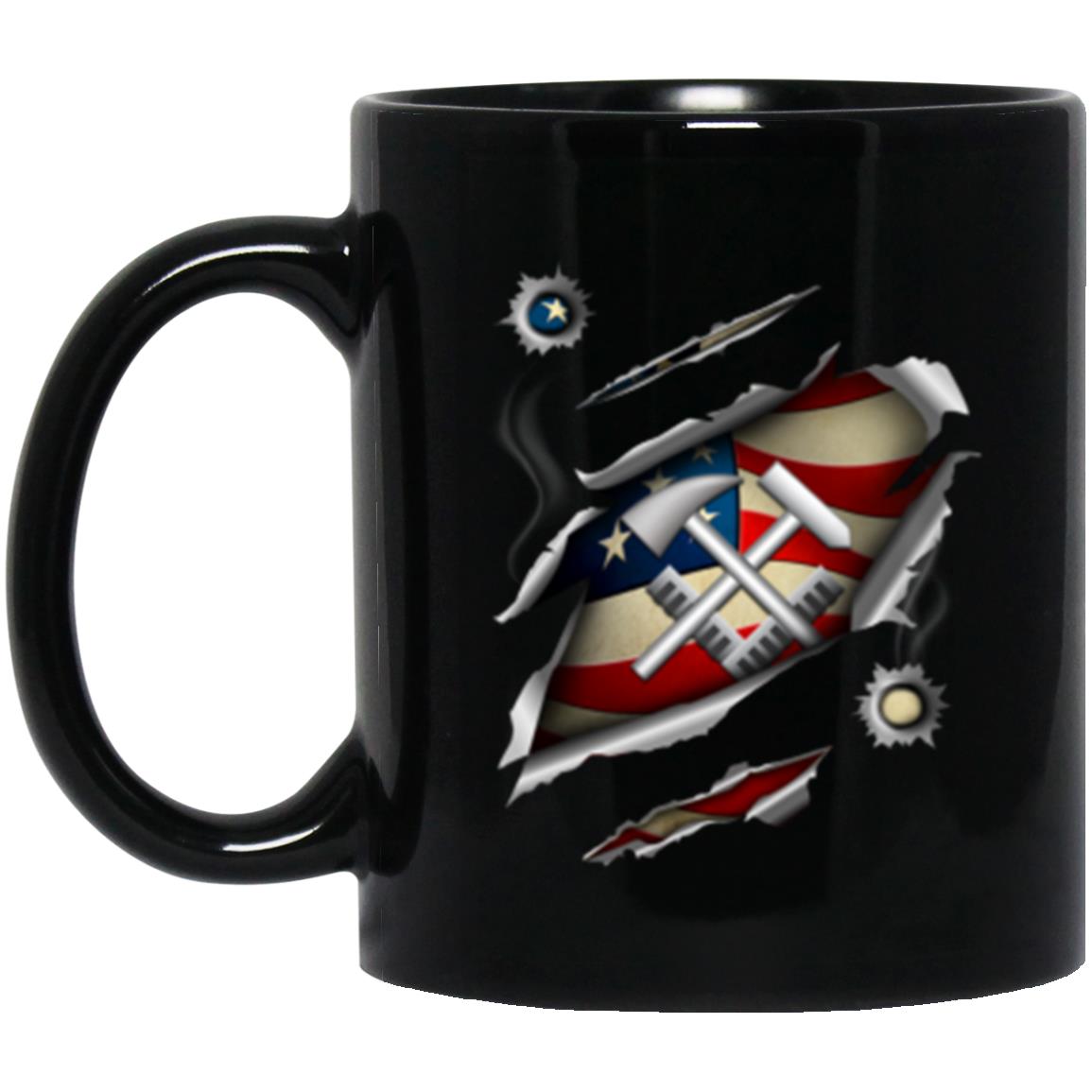 US Navy Hull Maintenance Technician Navy HT 11oz - 15oz Black Mug