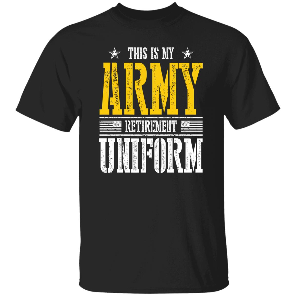 US Army Retirement Uniform Front Shirt