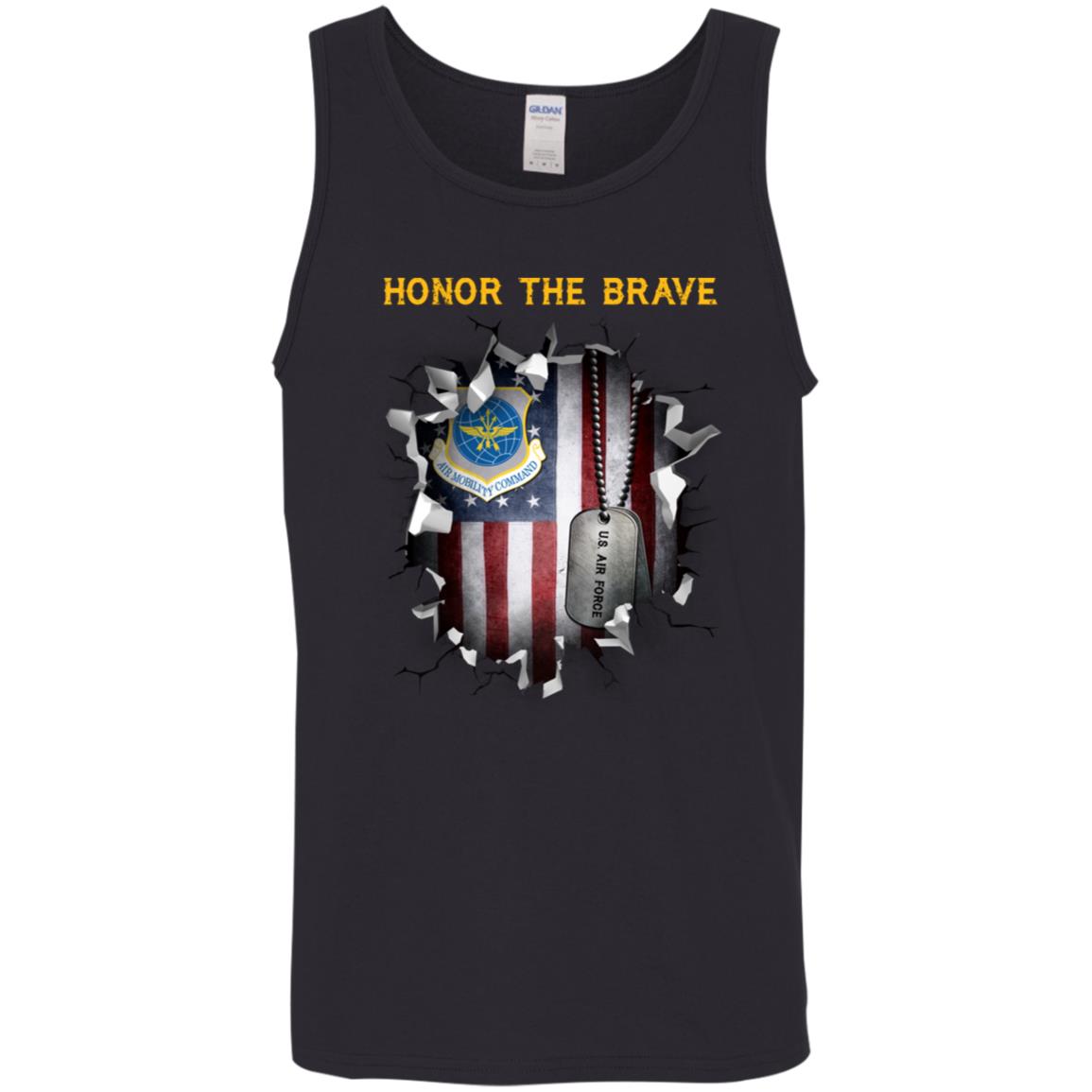 US Air Force Air Mobility Command - Honor The Brave Front Shirt