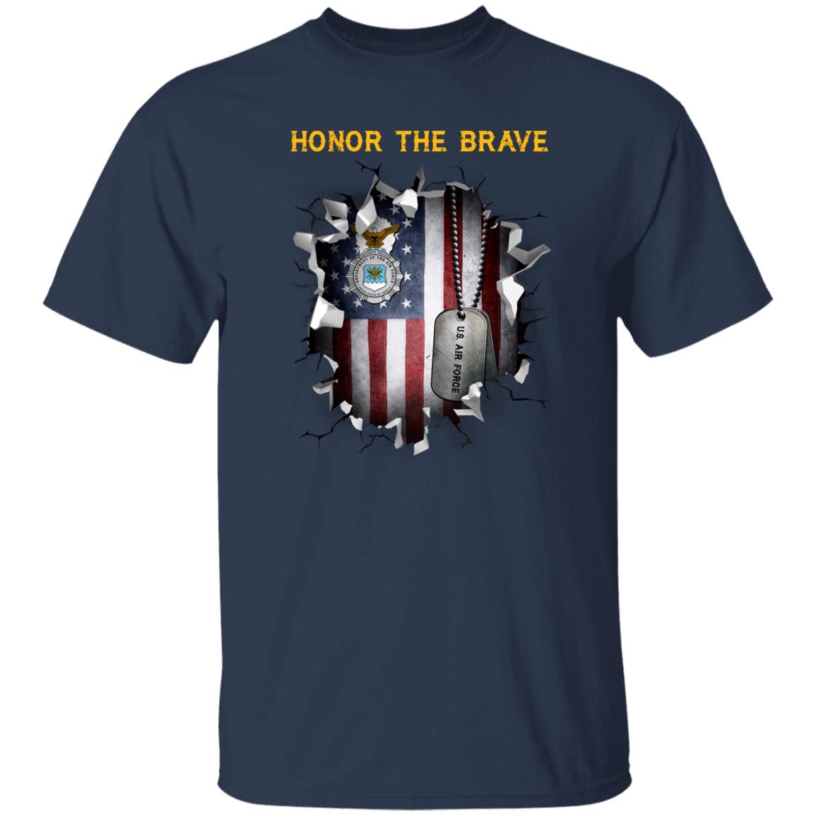 US Air Force Security Police - Honor The Brave Front Shirt