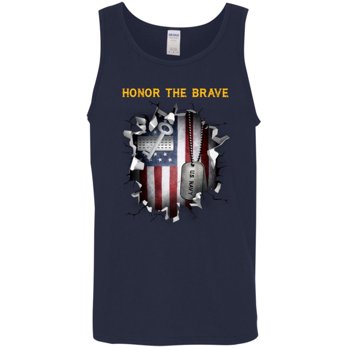 Navy Disbursing Clerk Navy DK - Honor The Brave Front Shirt