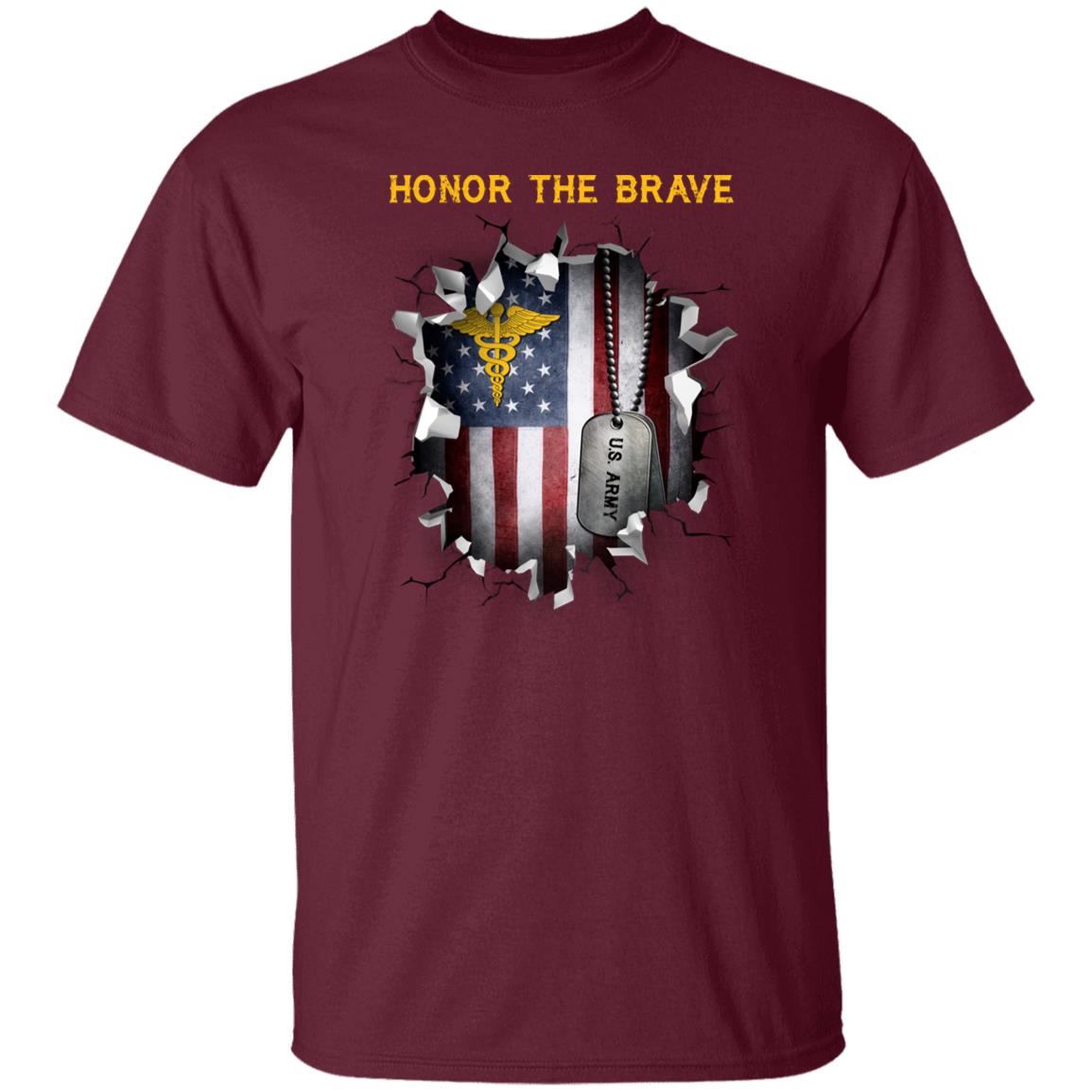 US Army Medical Corps  - Honor The Brave Front Shirt