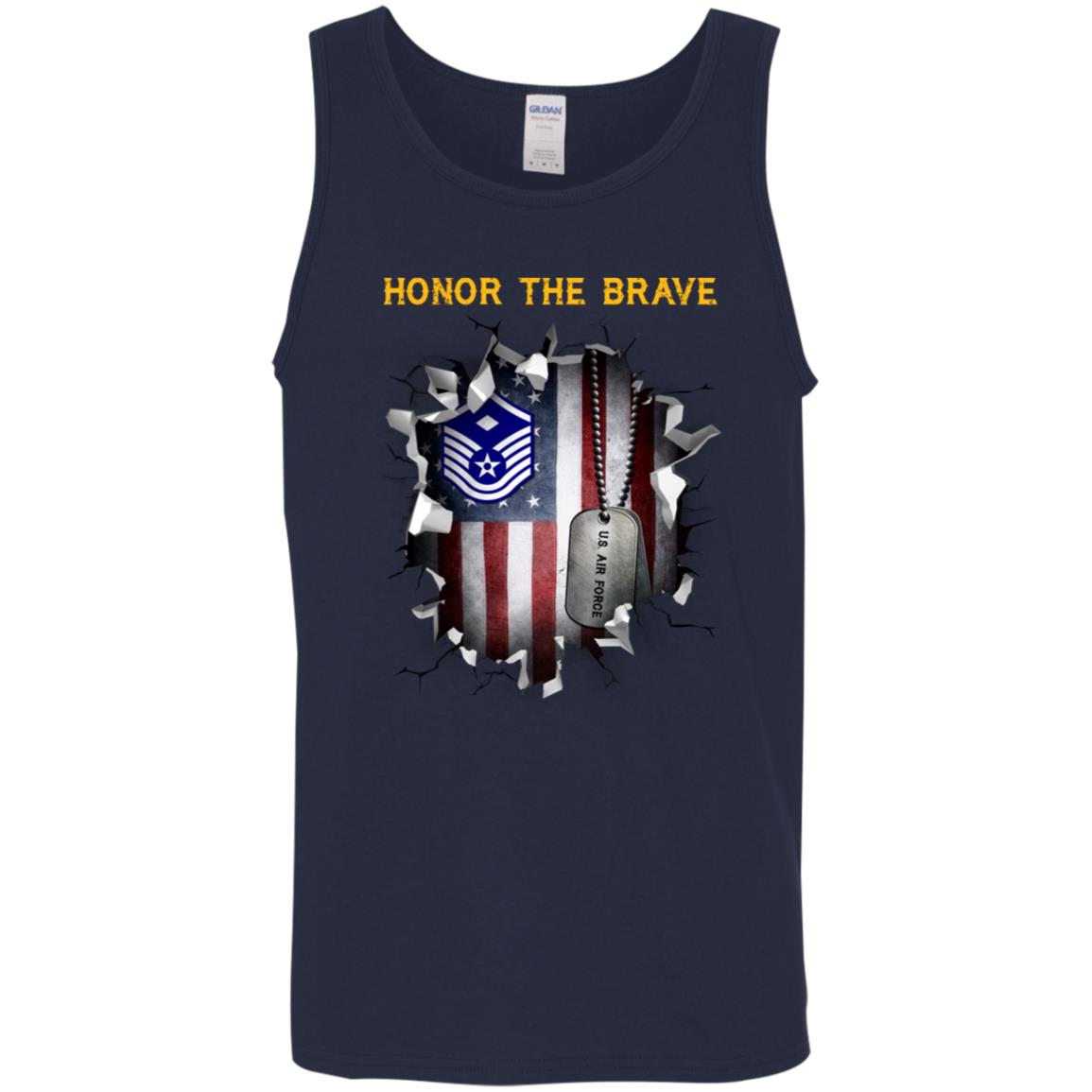 US Air Force E-7 First sergeant E-7  - Honor The Brave - Honor The Brave Front Shirt