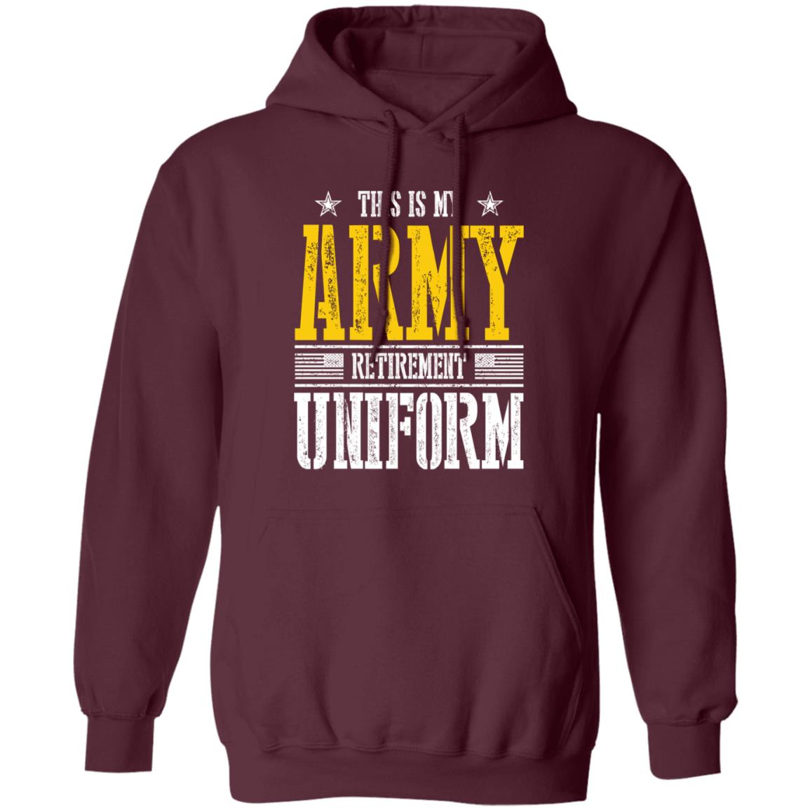 US Army Retirement Uniform Front Shirt