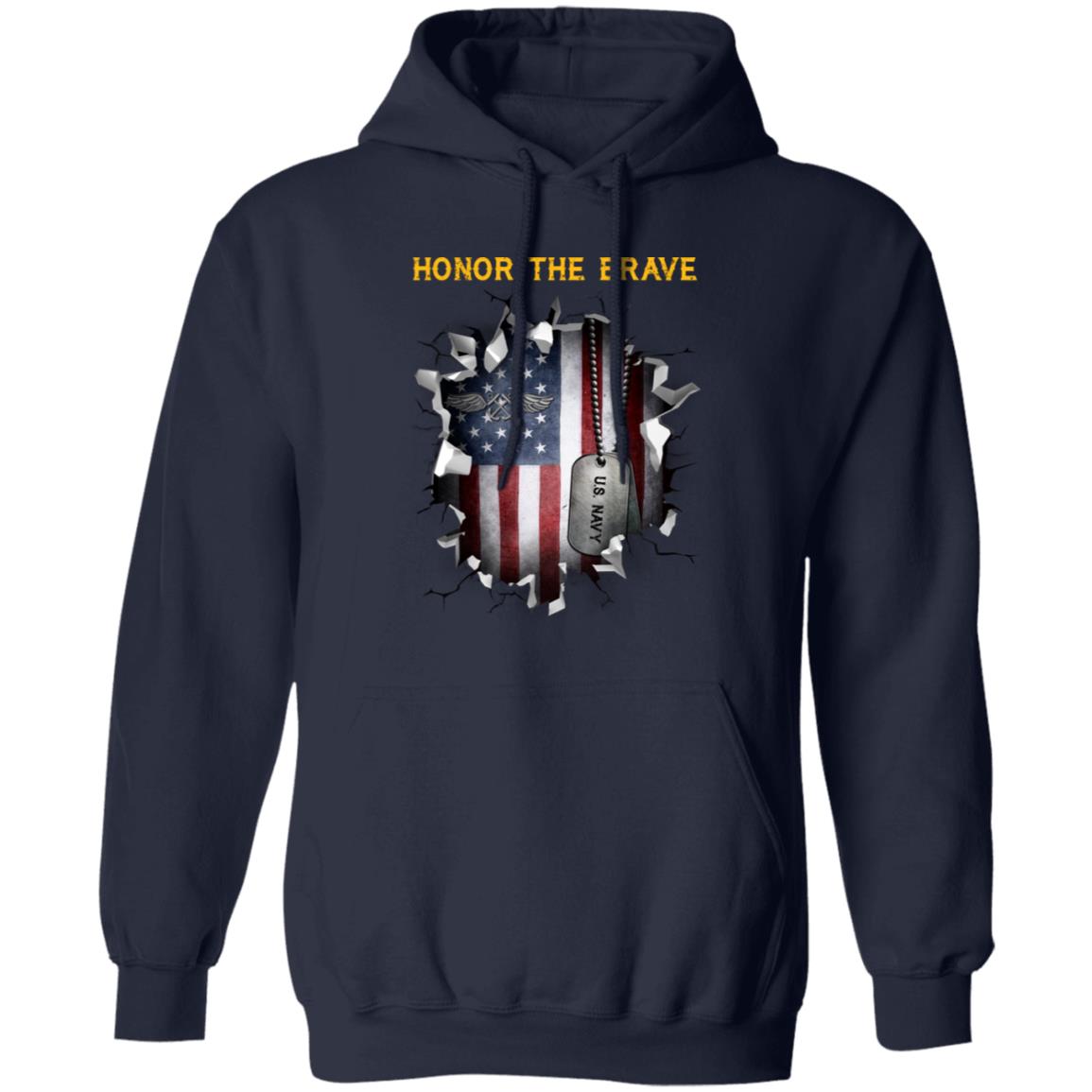 U.S Navy Aviation Boatswain_s Mate Navy AB - Honor The Brave Front Shirt