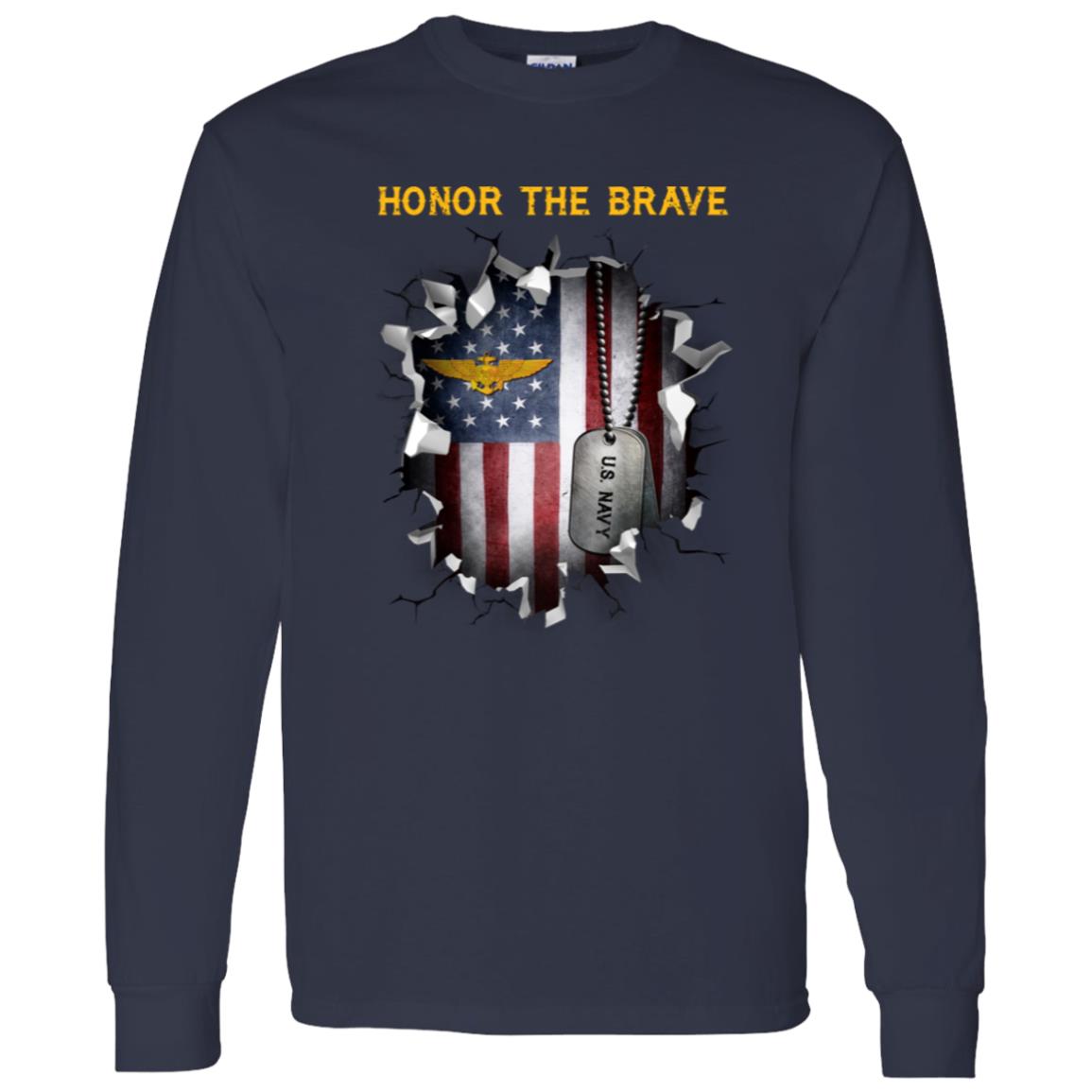 US Navy Naval Astronaut - Honor The Brave Front Shirt