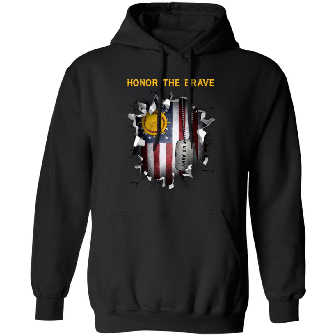 US  Army Transportation Corps  - Honor The Brave Front Shirt