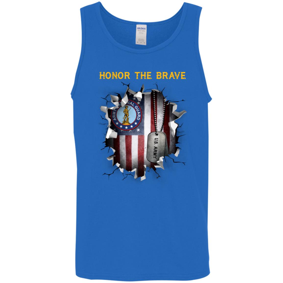 US Army National Guard  - Honor The Brave Front Shirt