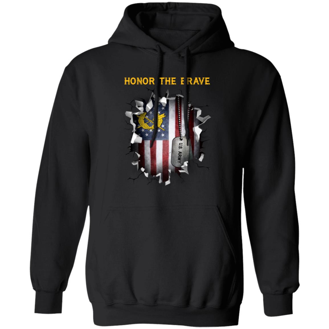 US Army Judge Advocate General_s Corps  - Honor The Brave Front Shirt