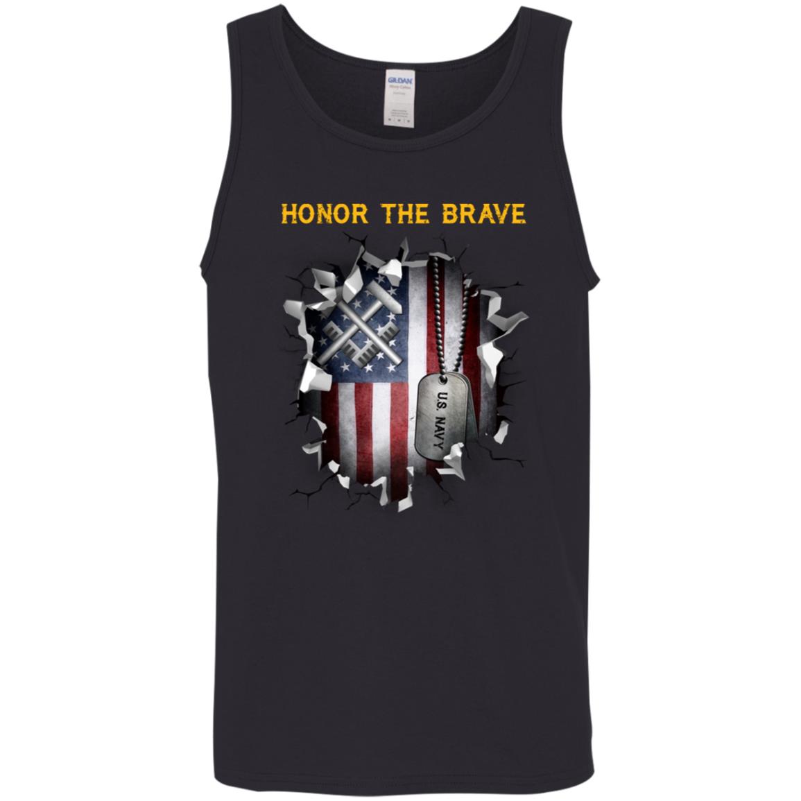 Navy Hull Maintenance Technician Navy HT - Honor The Brave Front Shirt