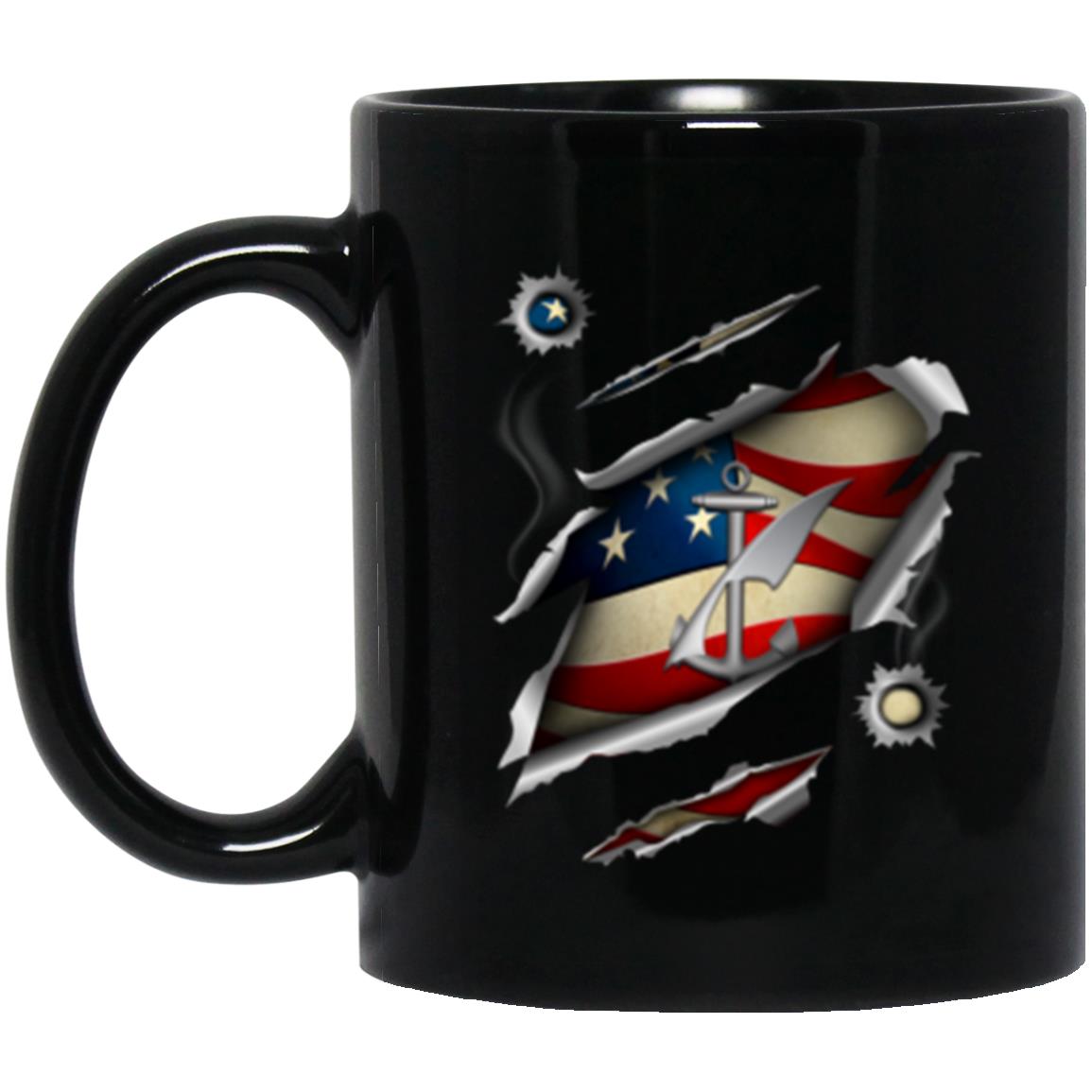 US Navy Counselor Navy NC 11oz - 15oz Black Mug