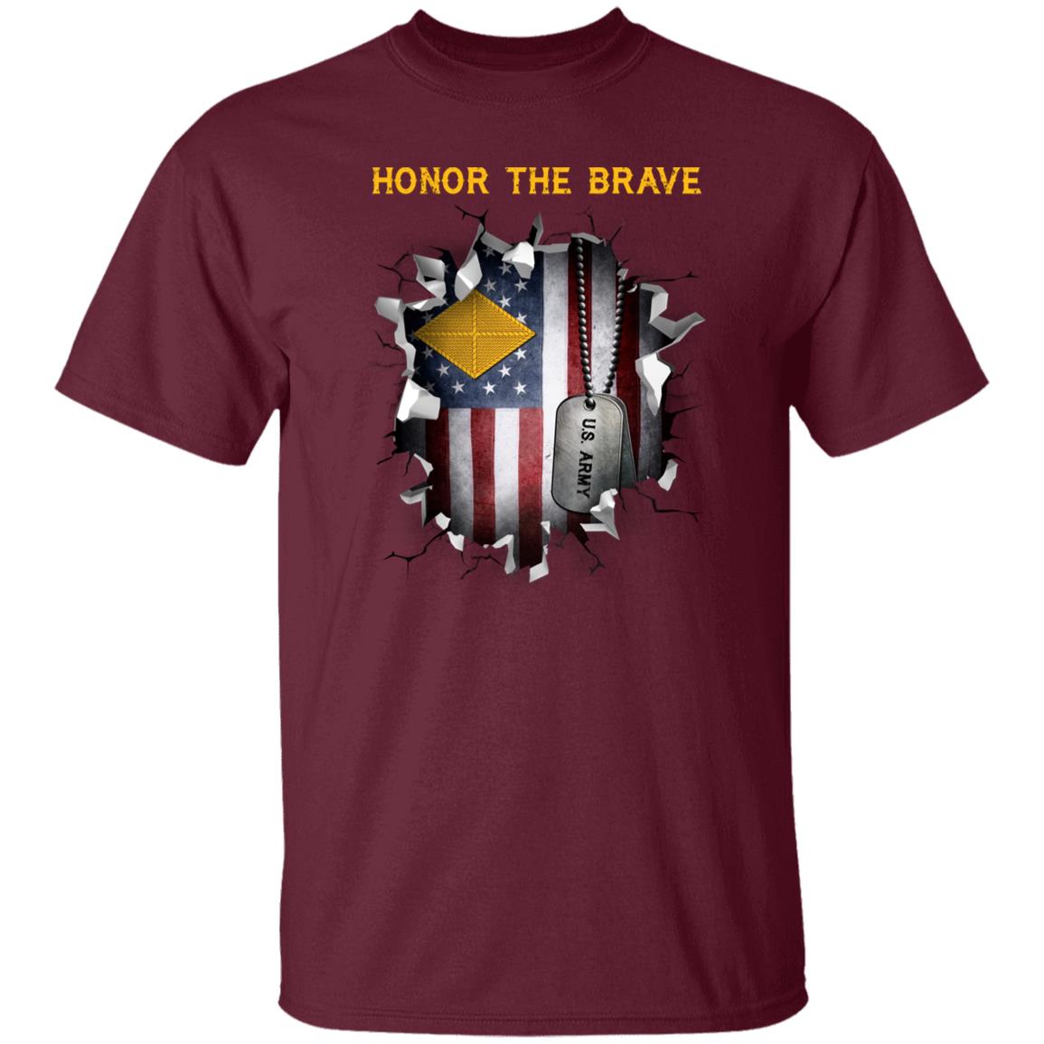 US Army Finance Corps  - Honor The Brave Front Shirt