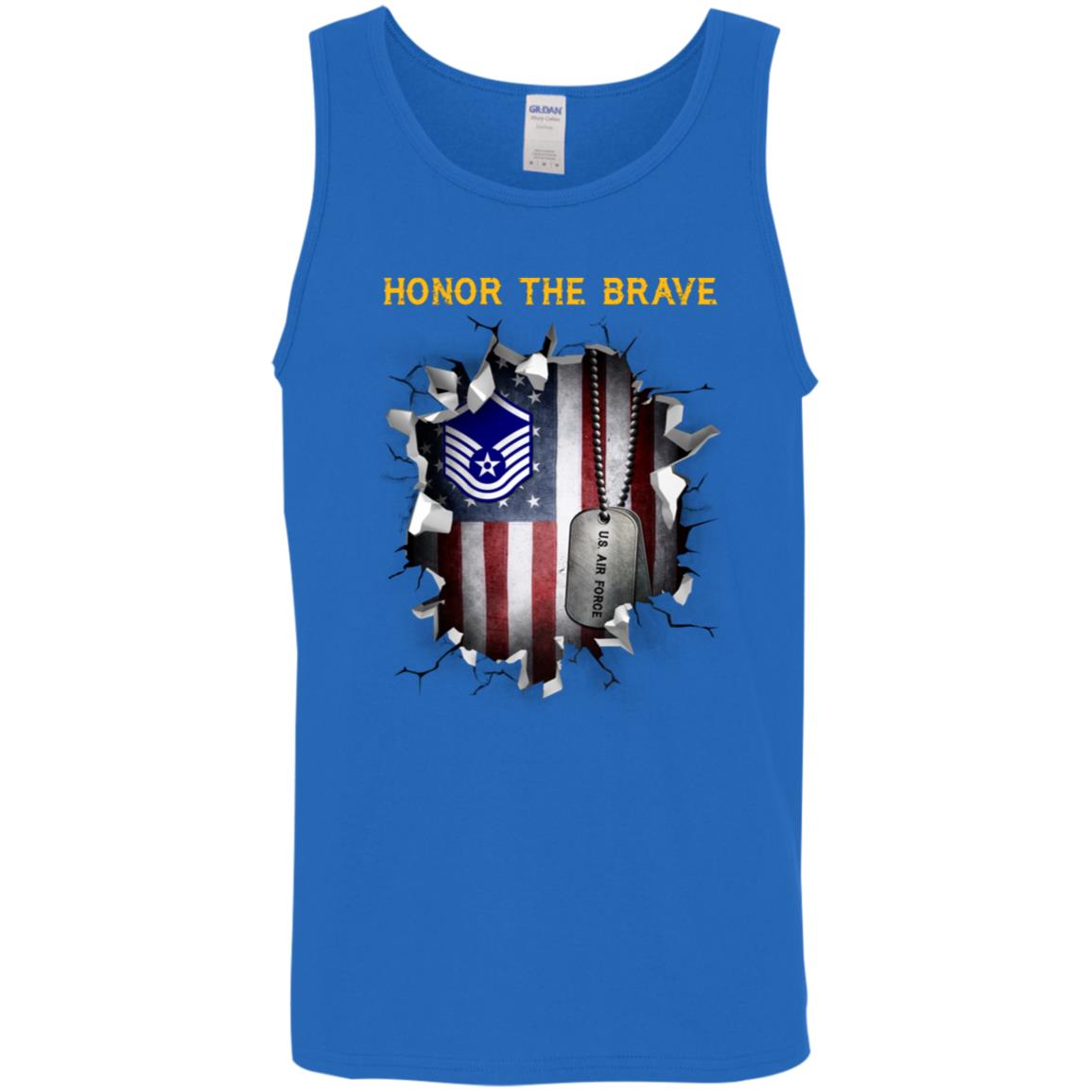 US Air Force E-7 Master Sergeant MSgt E7 Noncommissioned Officer  - Honor The BraveAF  - Honor The Brave - Honor The Brave Front Shirt