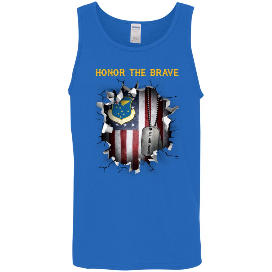 US Air Force Alaskan Air Command - Honor The Brave Front Shirt
