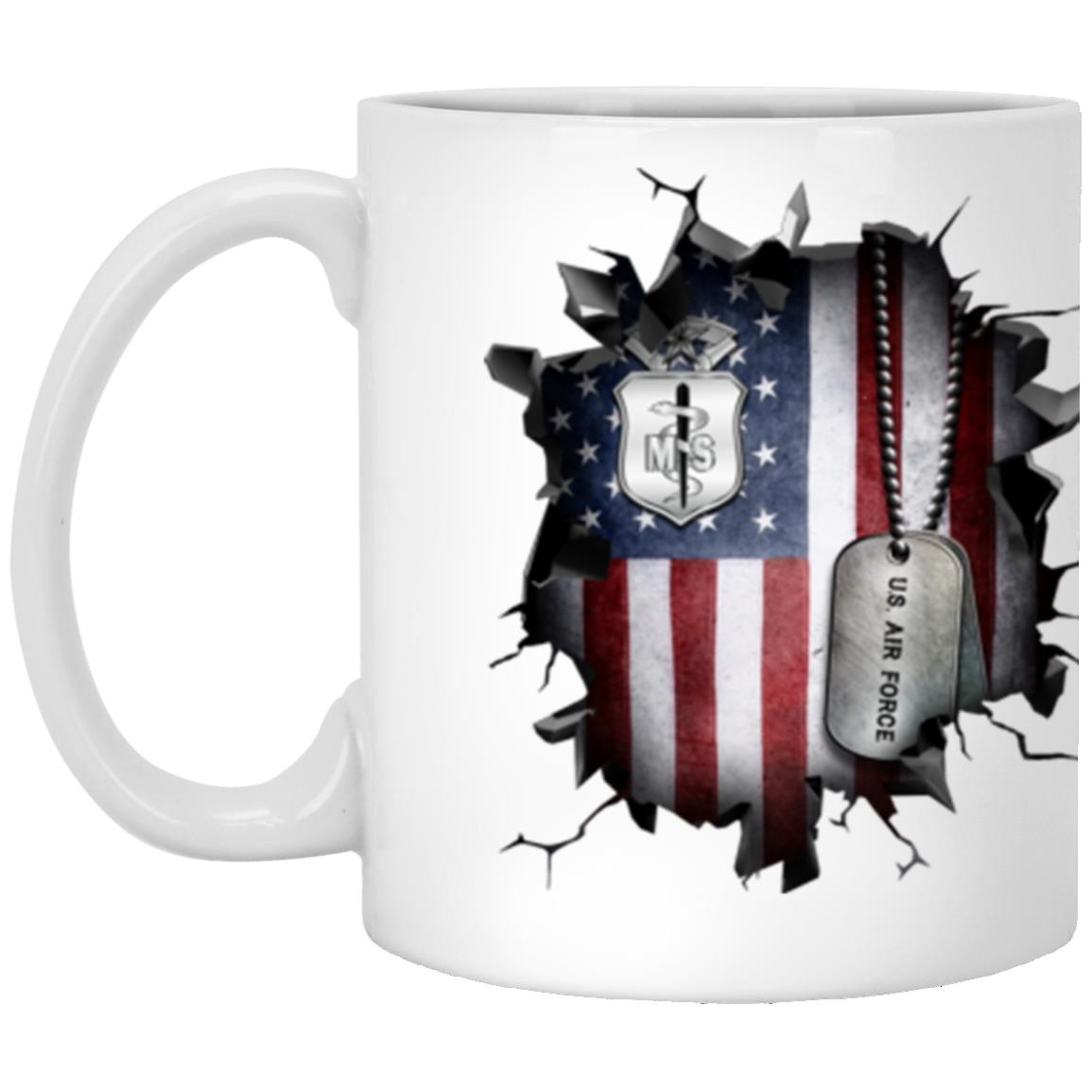 US air force medical service corps 3D Break Effect Coffee Mug 11oz - 15oz White Mug