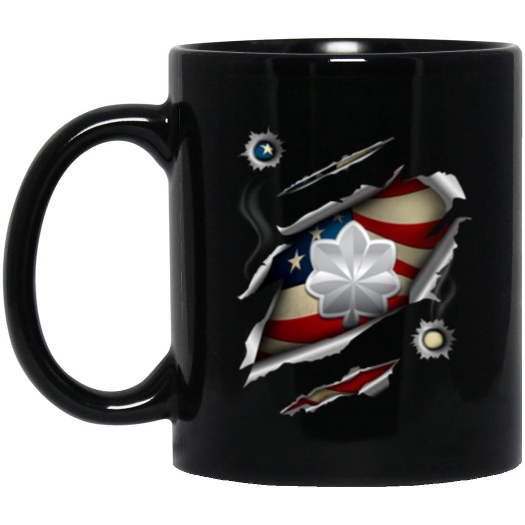 US Army O-5 Lieutenant Colonel O5 LTC Field Officer Ranks 11oz - 15oz Black Mug