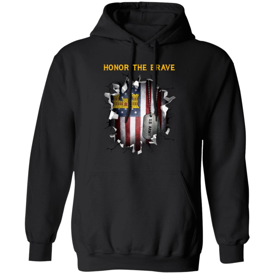 US  Army Corps of Engineers  - Honor The Brave Front Shirt
