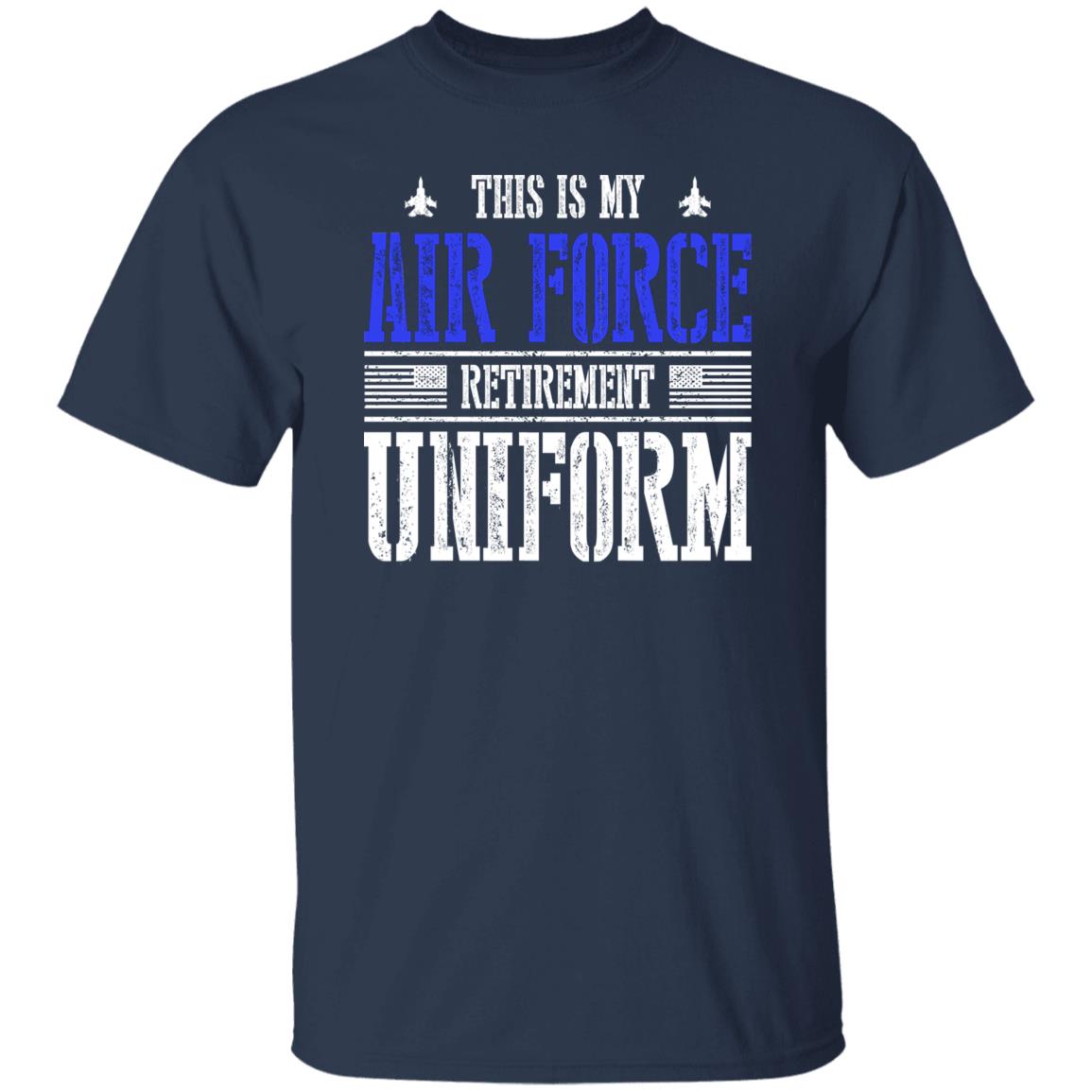 US Air Force Retirement Uniform Front Shirt