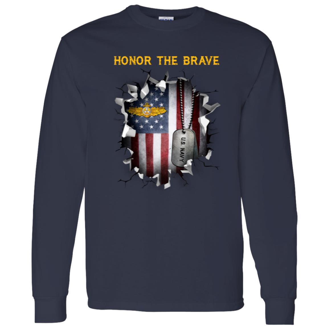 U.S. Navy Engineering Duty Officer - Honor The Brave Front Shirt