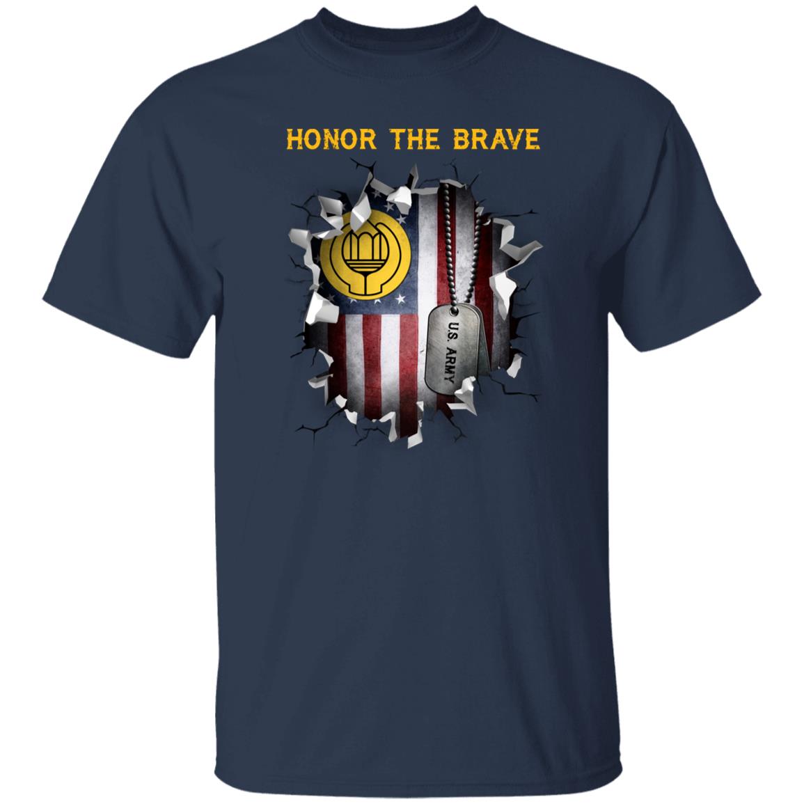 US Army Chaplain Assistant  - Honor The Brave Front Shirt