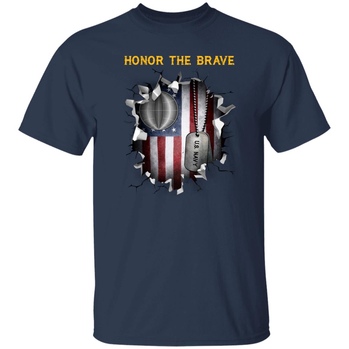 U.S Navy Electrician_s mate Navy EM - Honor The Brave Front Shirt