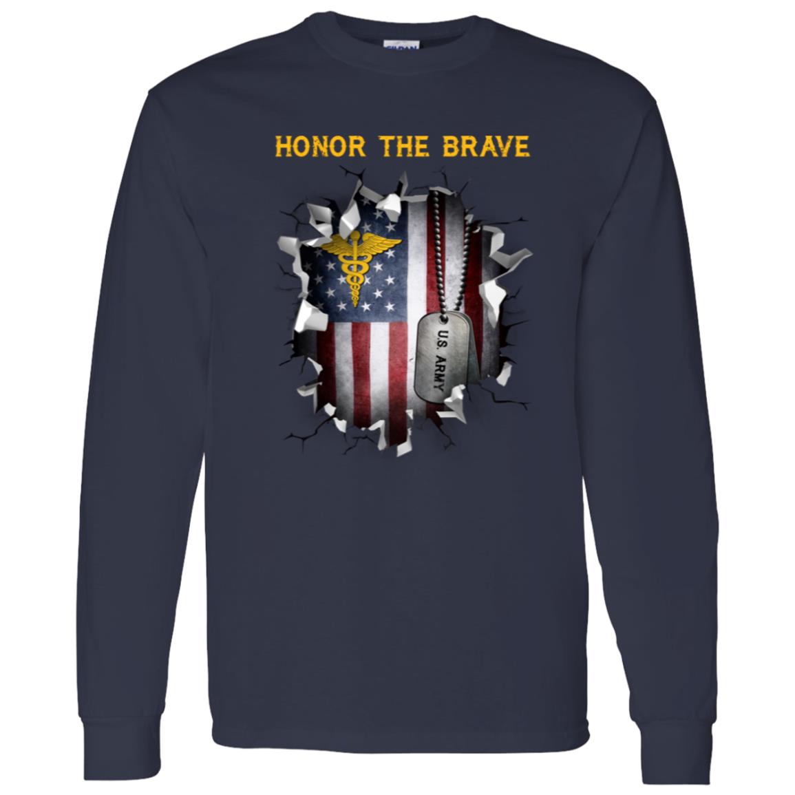 US Army Medical Corps  - Honor The Brave Front Shirt