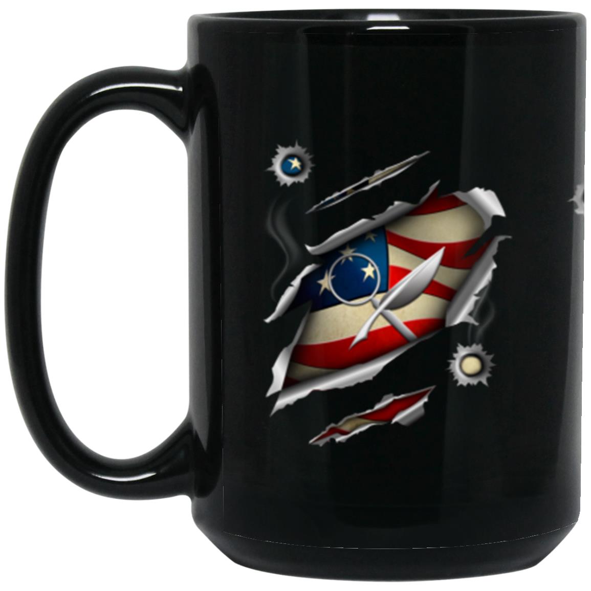 US Navy Intelligence Specialist Navy IS 11oz - 15oz Black Mug