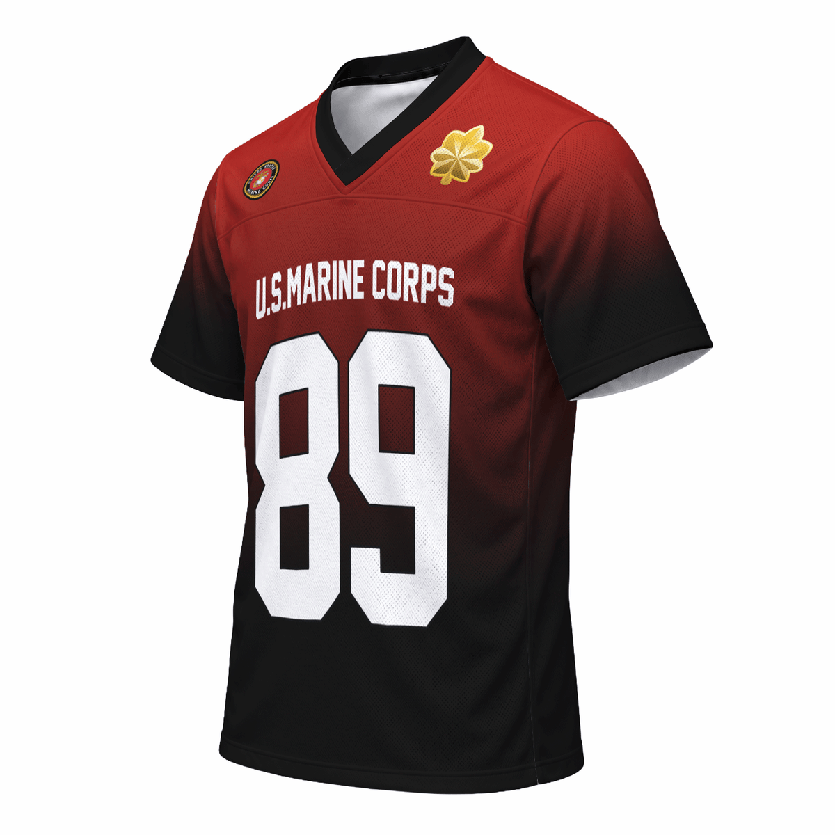 USMC Military Jersey Custom Rank Name Text and Personalized Number