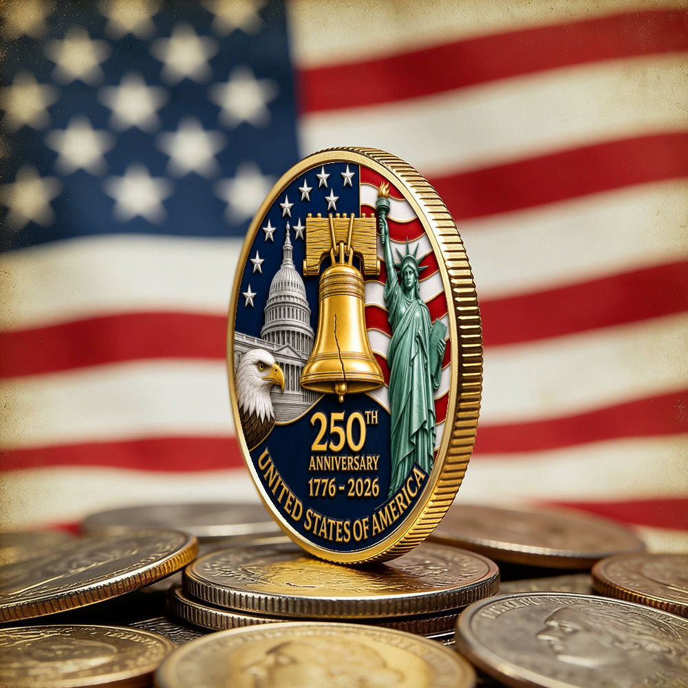 United States of America 250th Anniversary Challenge Coin
