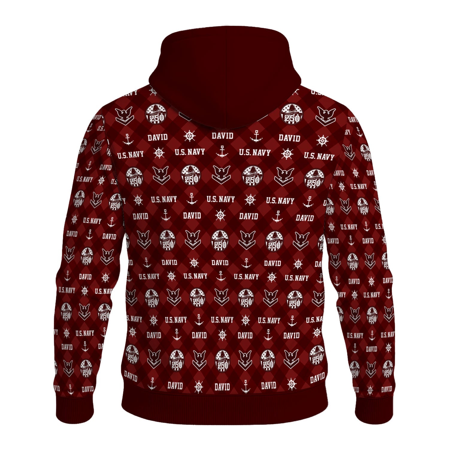 Personalized US Navy 3D All Over Print Hoodie KAH3D03