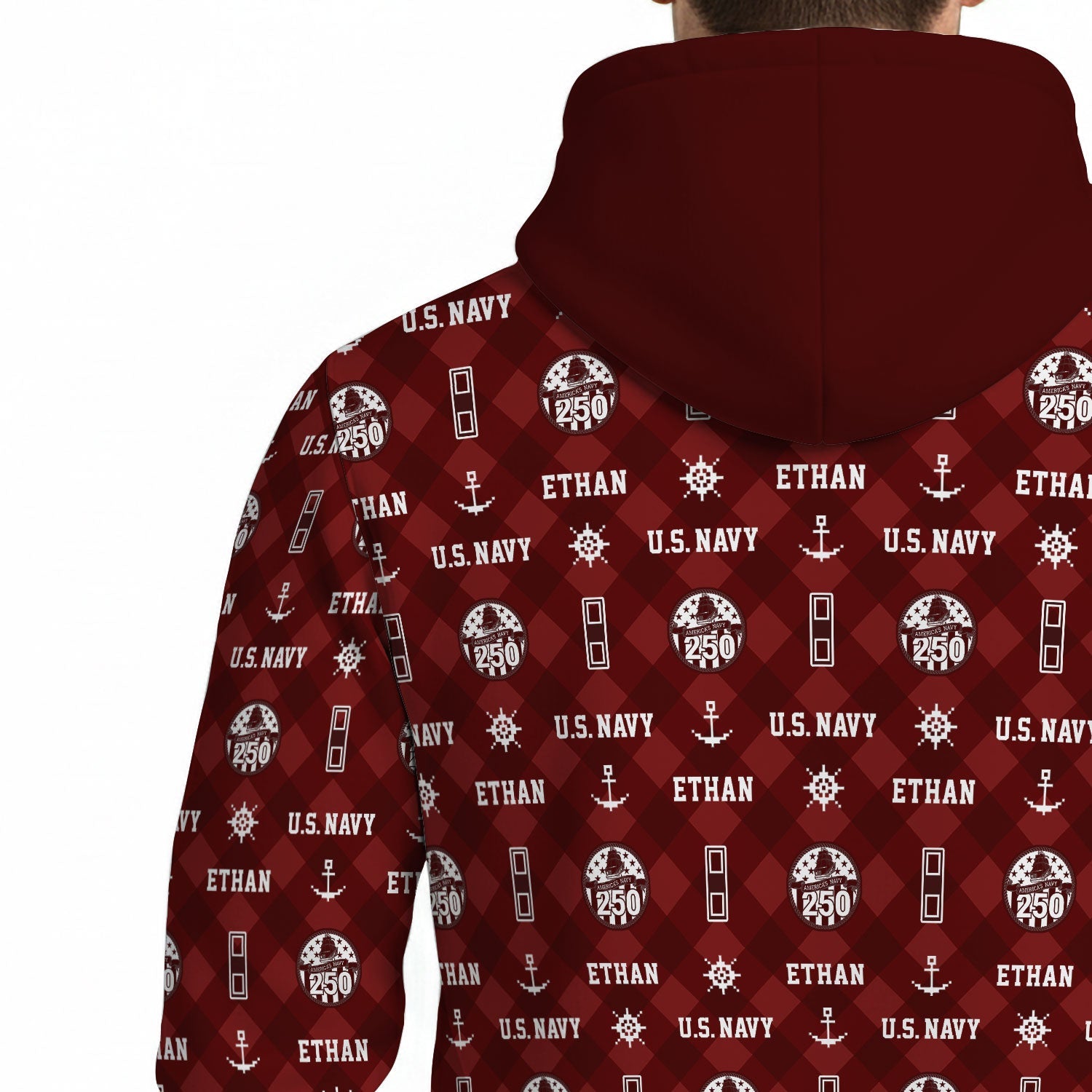 Personalized US Navy 3D All Over Print Hoodie KAH3D03