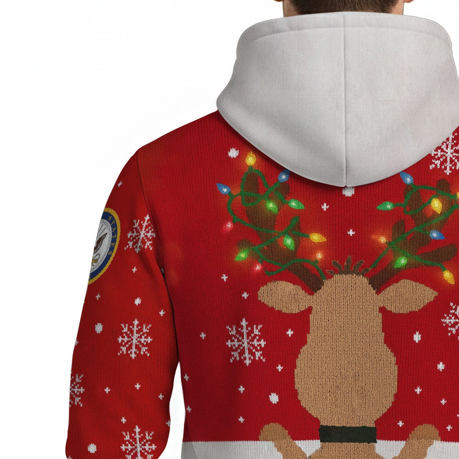 America's Navy 3D All Over Print Hoodie Xmas