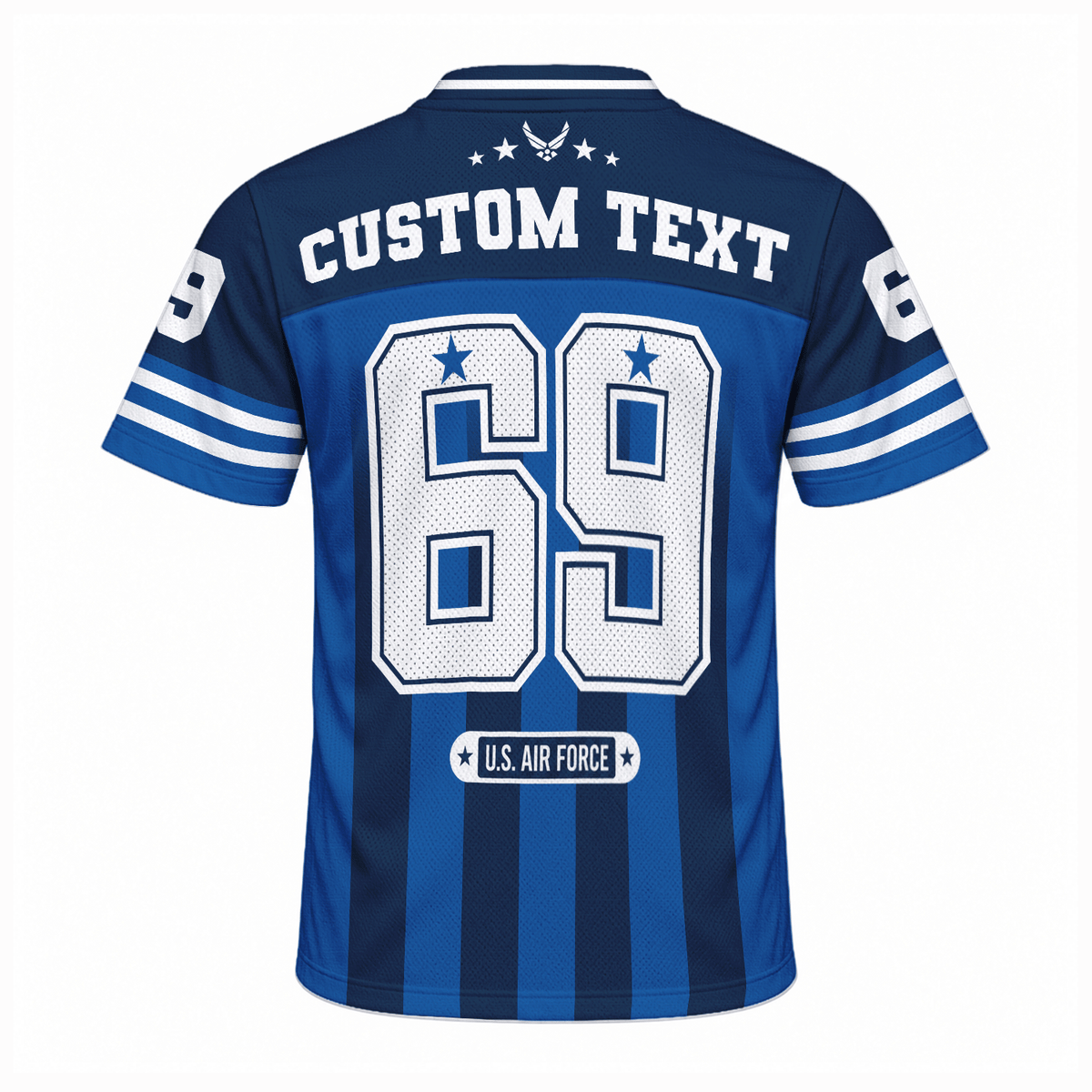 Custom U.S. Air Force Jersey Personalized Rank Name Text and Number