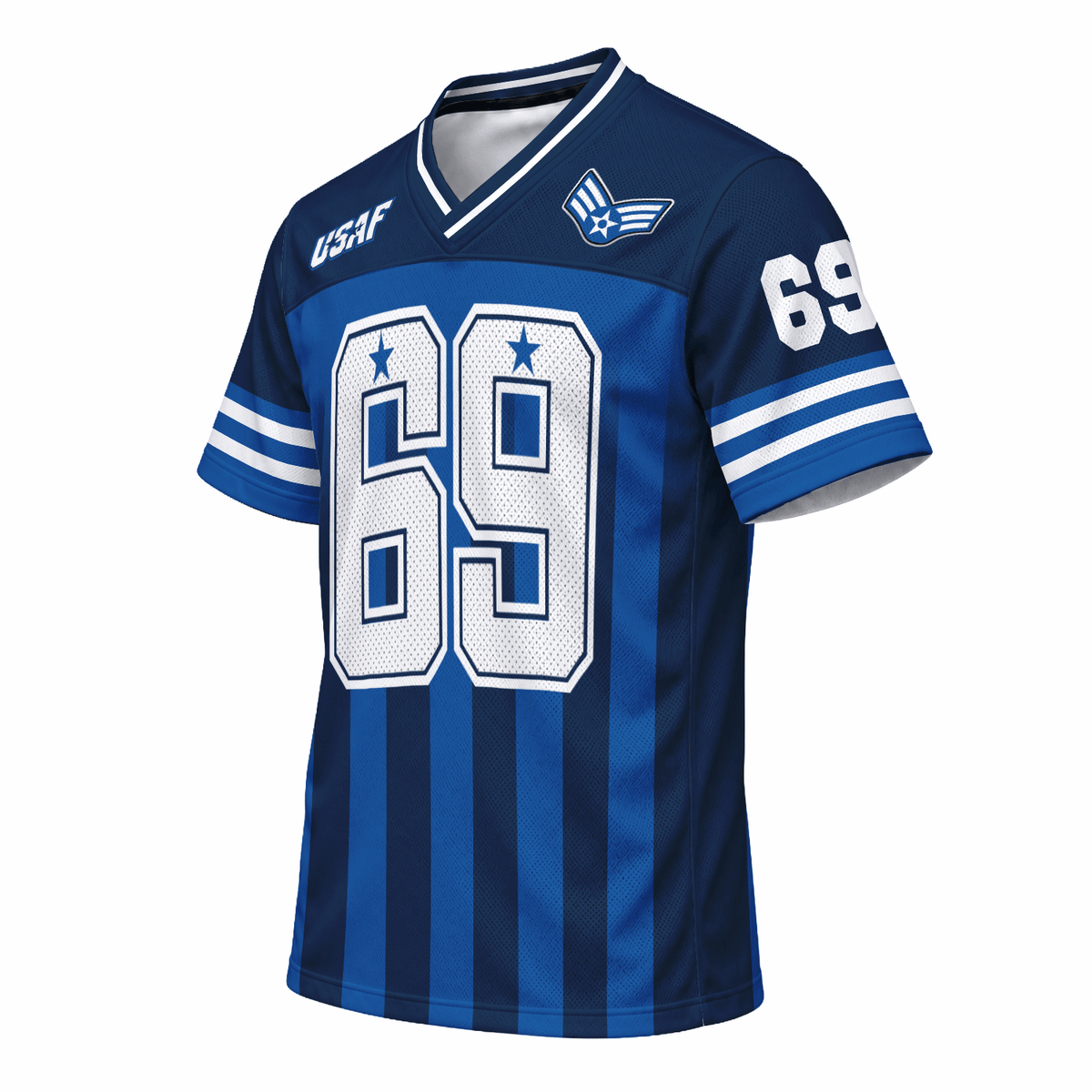 Custom U.S. Air Force Jersey Personalized Rank Name Text and Number