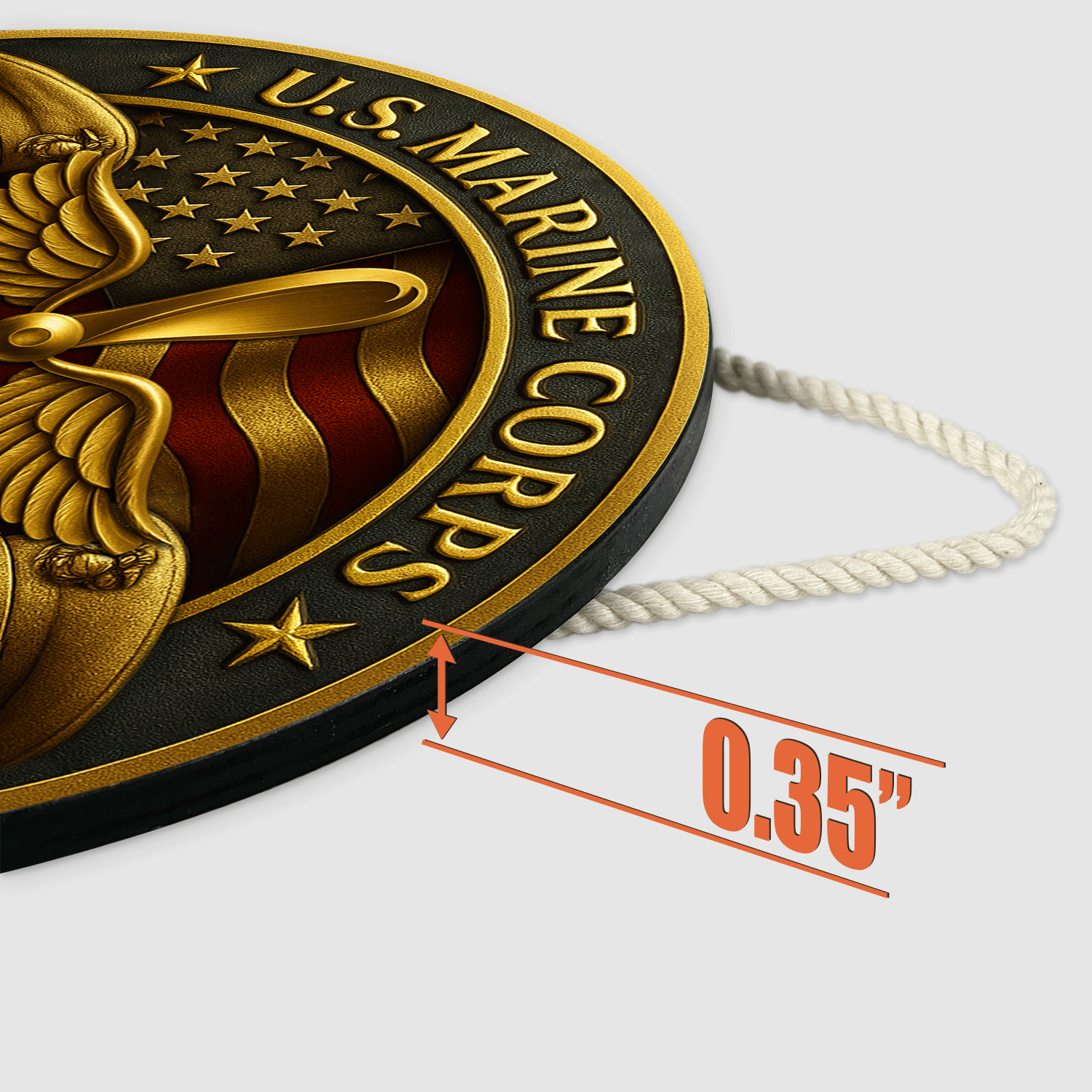 250th MARlNE Corps Anniversary Wooden Sign
