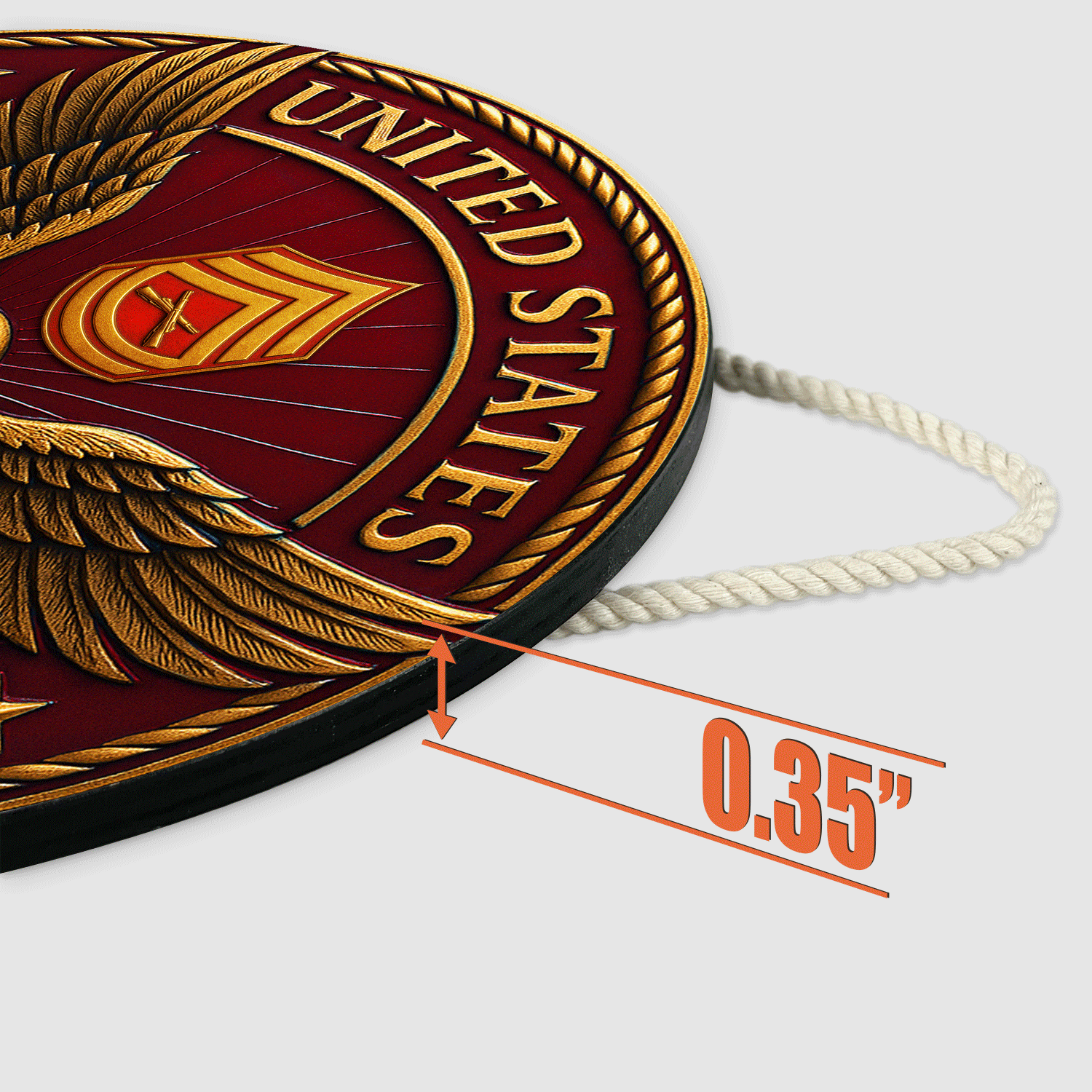 Personalized MARlNE Corps Wooden Sign