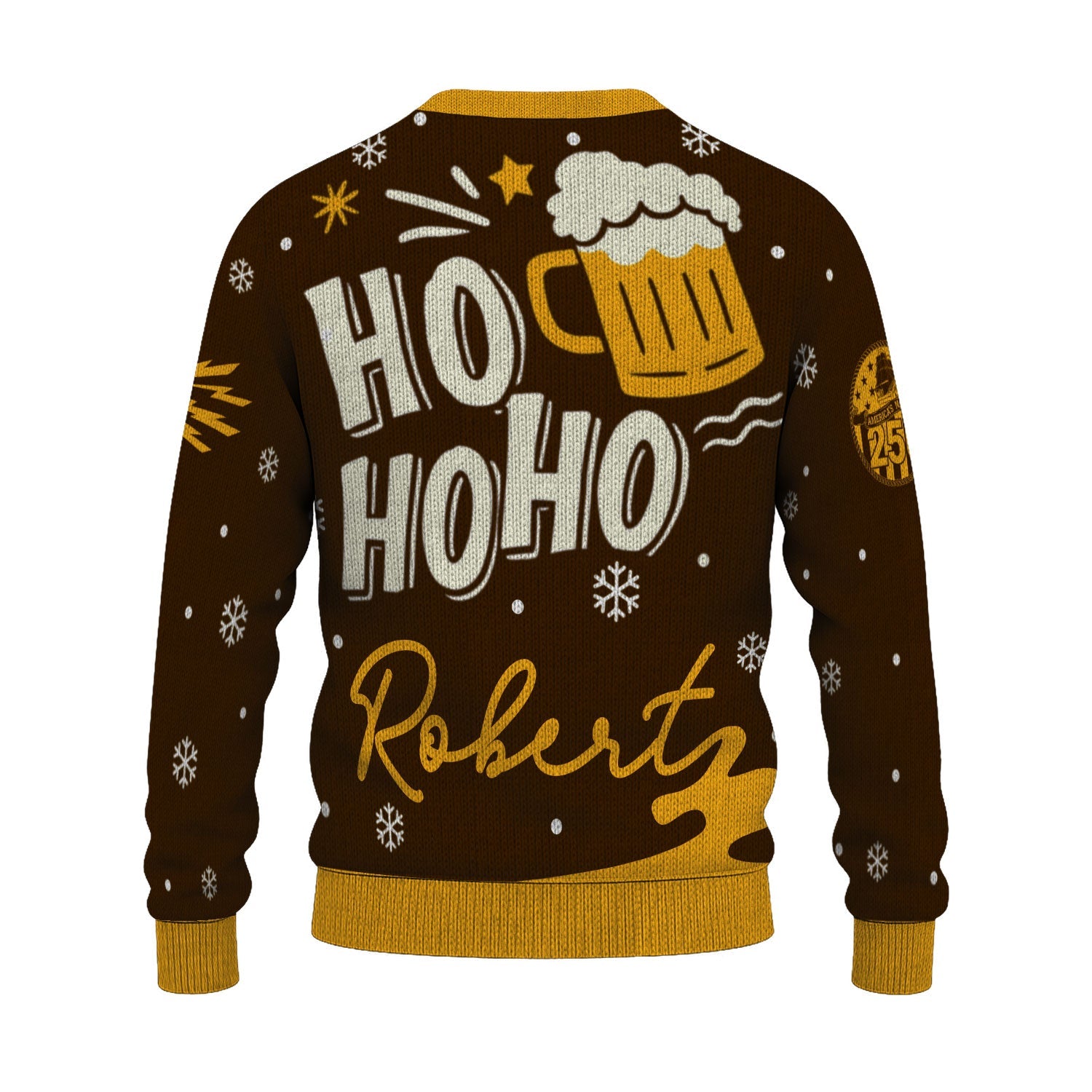 Personalized US Navy Christmas Ugly Sweater KAUST18