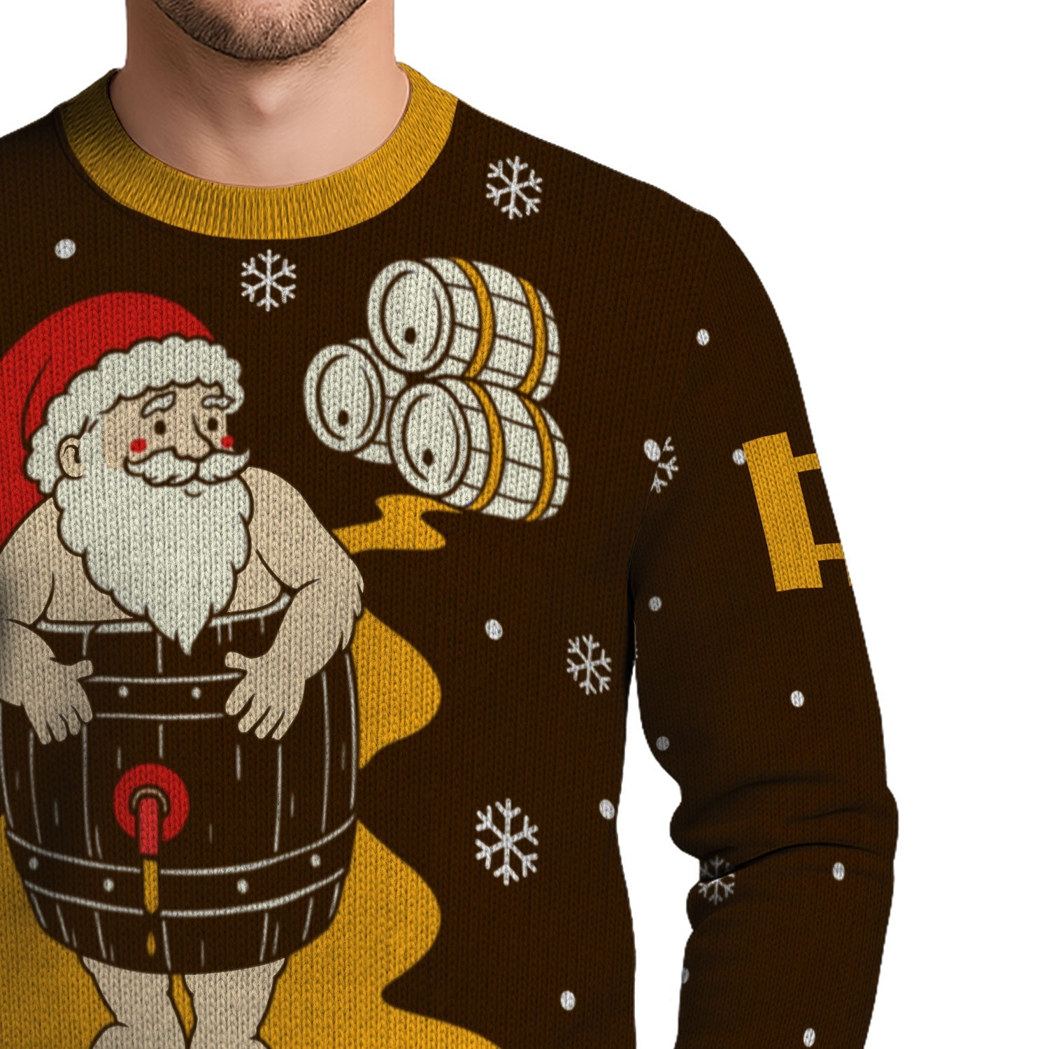 Personalized US Navy Christmas Ugly Sweater KAUST18