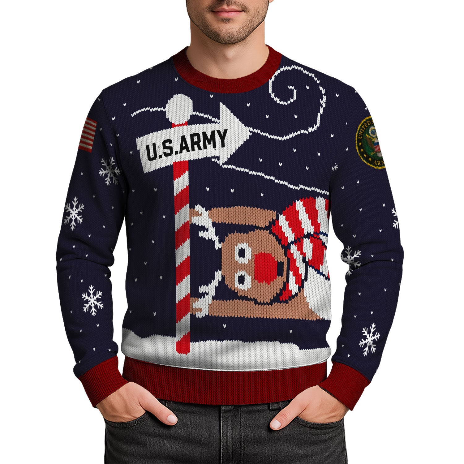 US Army Ugly Christmas Sweater