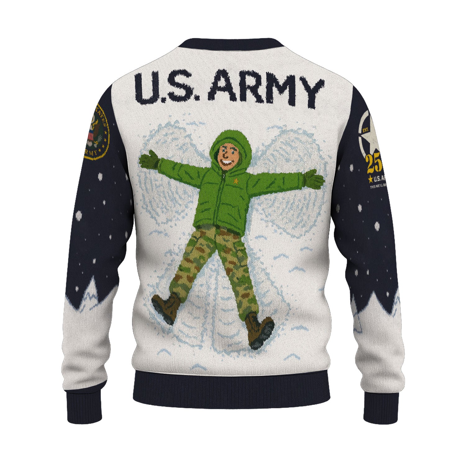 US Army This We'll Defend Ugly Christmas Sweater