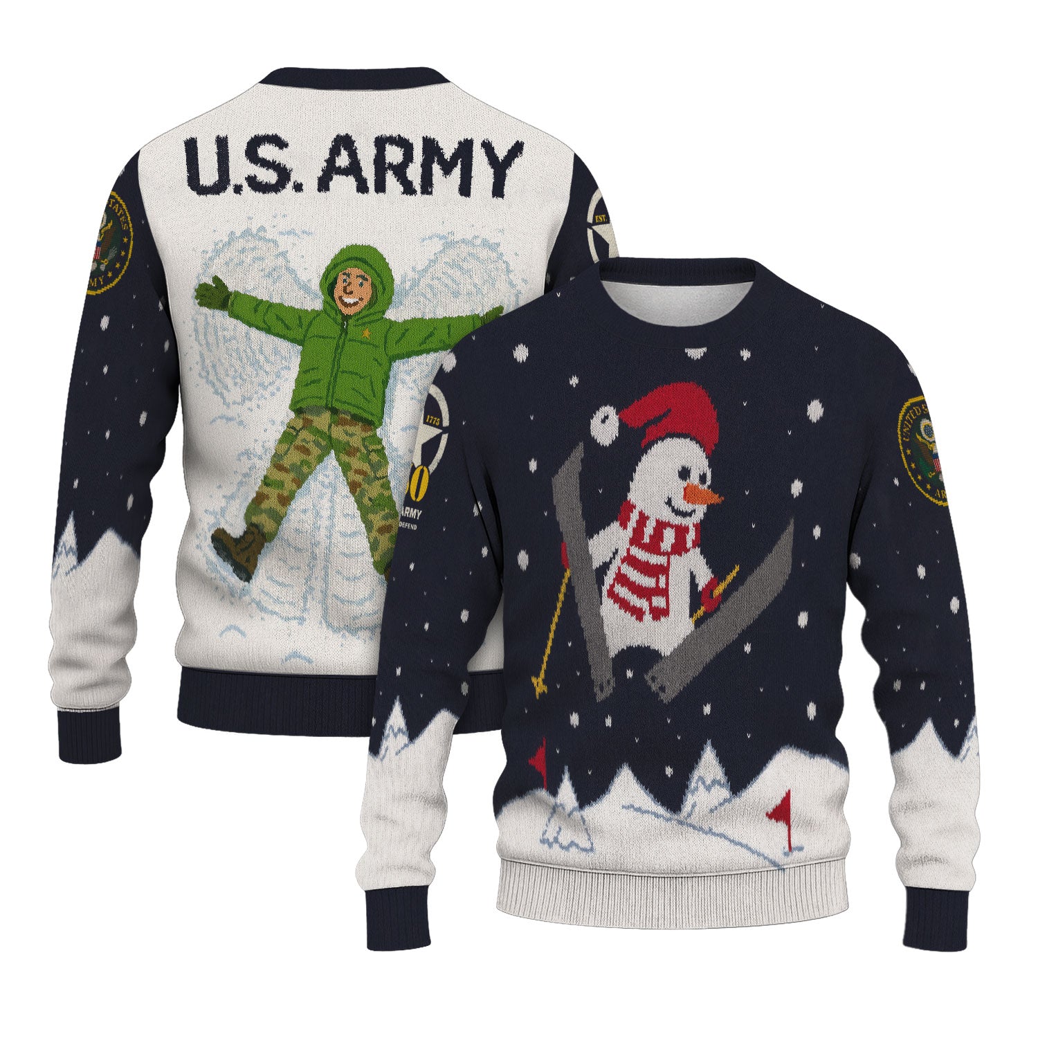 US Army This We'll Defend Ugly Christmas Sweater