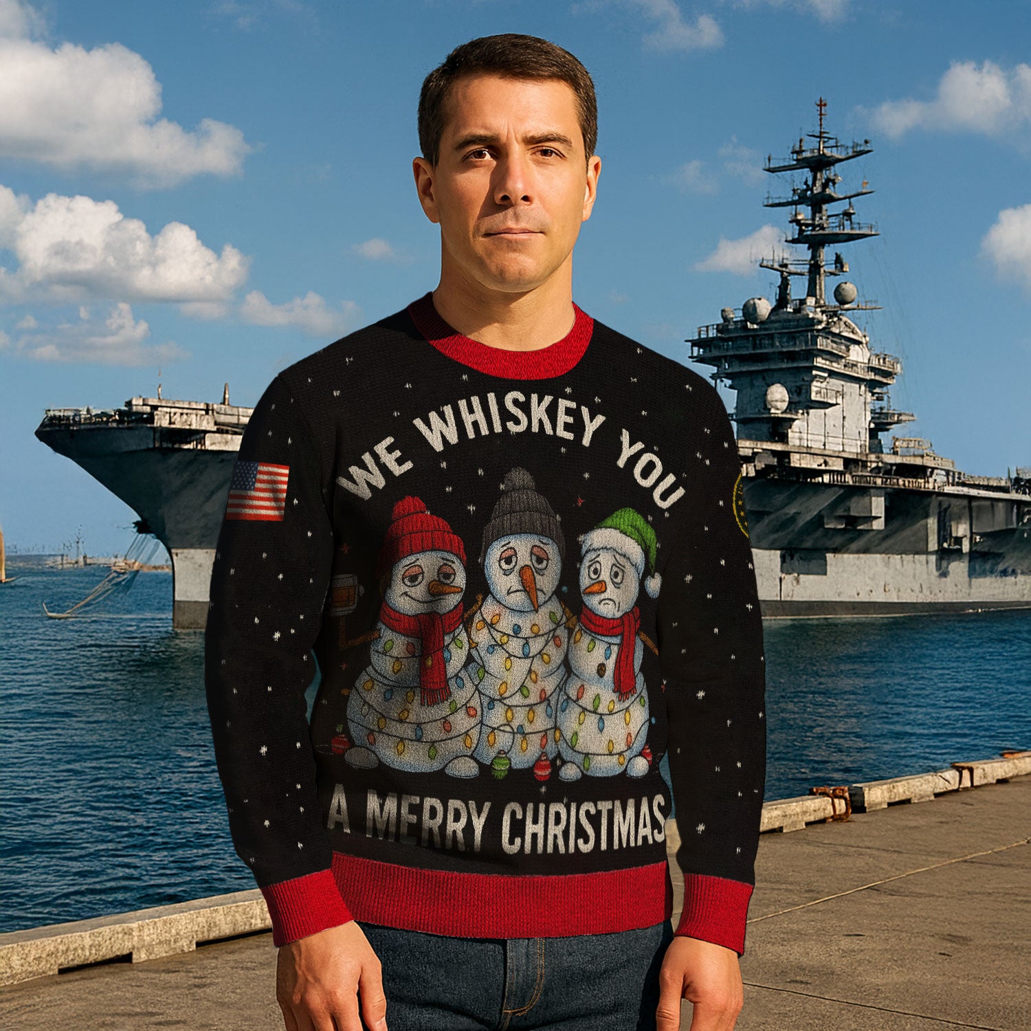 US Army Ugly Christmas Sweater KAUST33